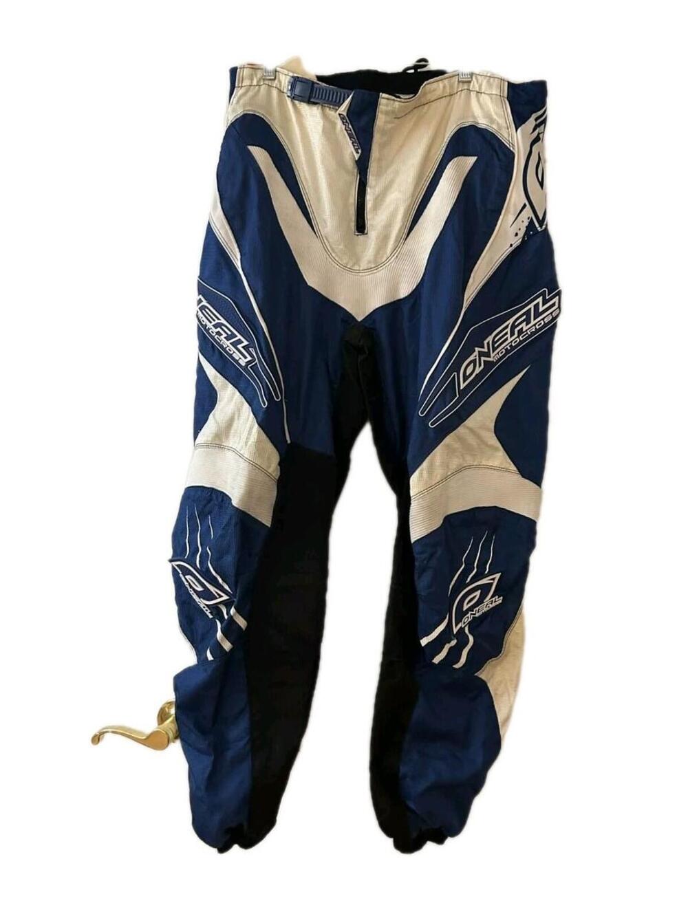 ONeal Hardware Element Blue & White Adult Size 36 Motocross Pants Never Worn